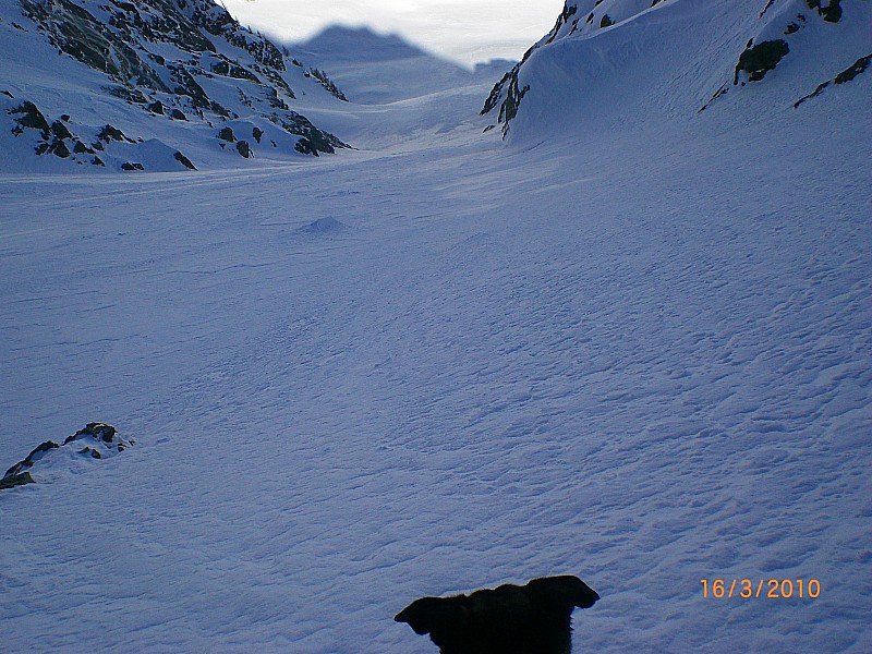 #2 Couloir N pics du Casset : Le bas du couloir Couloir N pics du Casset : Le bas du couloir