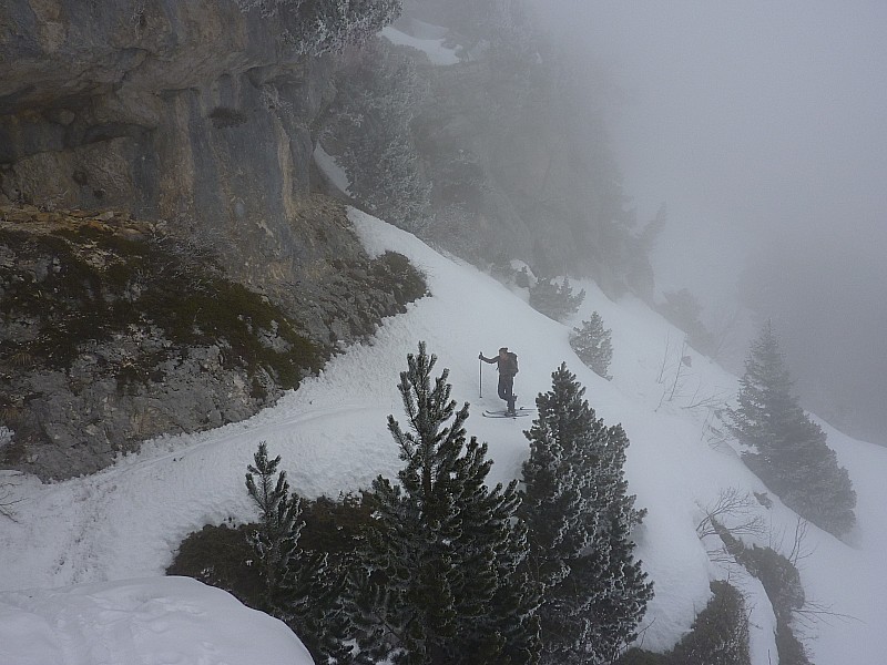 #1 Ambiance brumeuse : sur les vires Ambiance brumeuse : sur les vires