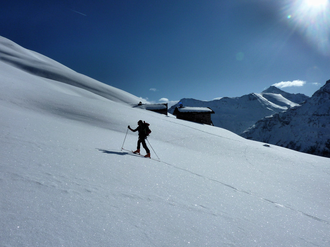 #5 Après le refuge : Nous attaquons les pentes S. Après le refuge : Nous attaquons les pentes S.