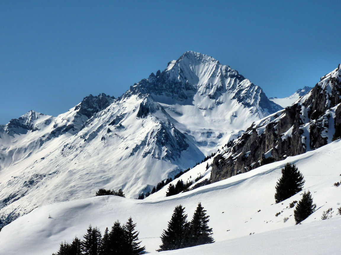 #22 La Parrachée : le versant E : impressionant La Parrachée : le versant E : impressionant