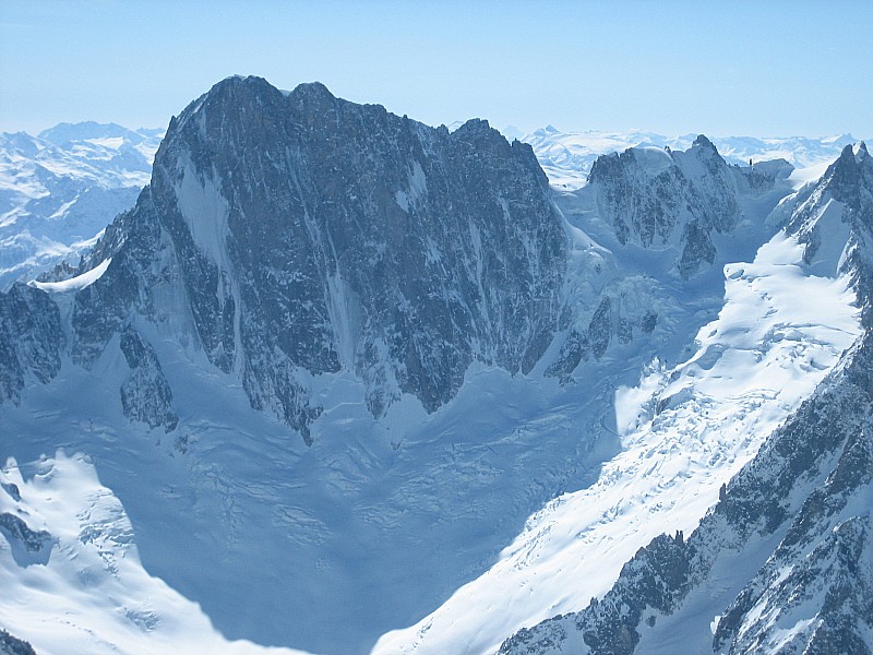 #4 Les grandes Jorasses : Les Grandes Jorasses vues depuis le sommet de la Verte Les grandes Jorasses : Les Grandes Jorasses vues depuis le sommet de la Verte