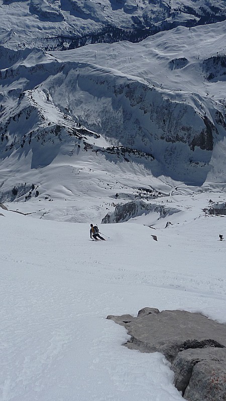 #2 Pointe Blanche : Bien prendre main gauche en descendant, c Pointe Blanche : Bien prendre main gauche en descendant, c'est meilleur