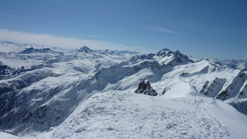 #2 sommet : vue sur le grand pic de la Lauzière sommet : vue sur le grand pic de la Lauzière