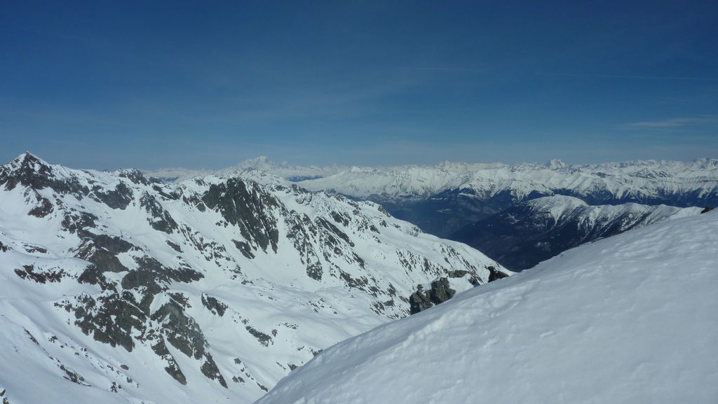 #5 Depuis l Depuis l'epaule : vue vers le Nord avec Mont Blanc et Grande Casse