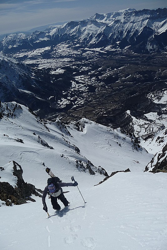 #3 fin de trace : un peu de pente sur le haut fin de trace : un peu de pente sur le haut