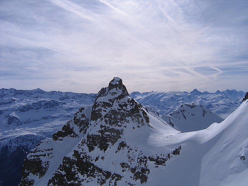 A la montée : ciel voilé