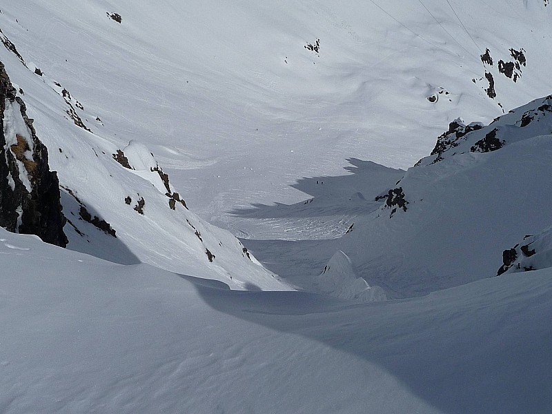 #4 du sommet : vue sur le couloir NE du sommet : vue sur le couloir NE