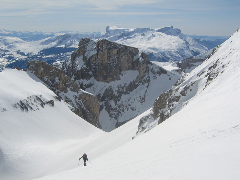 #16 La Dévoluy : En arrivant à l La Dévoluy : En arrivant à l'arête de la Cavale