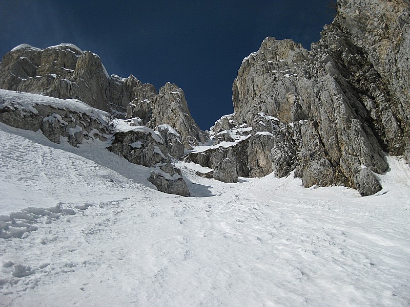 #2 Couloir Est du Ranc Traversier : A l Couloir Est du Ranc Traversier : A l'attaque