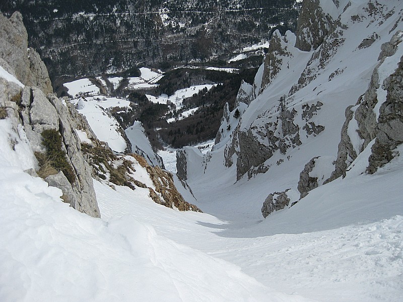 #6 Couloir Est de la Peyrouse : Le haut du couloir Couloir Est de la Peyrouse : Le haut du couloir
