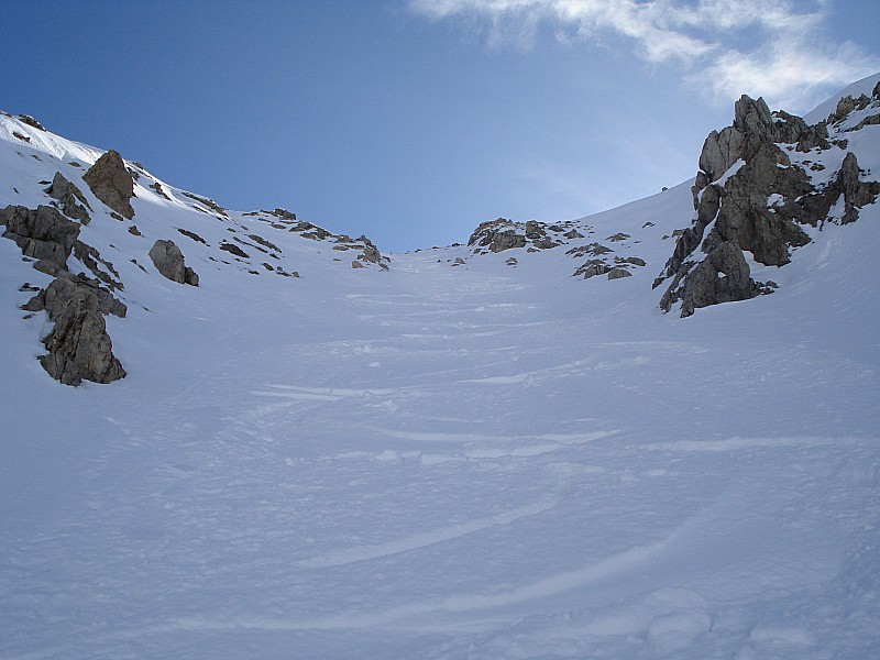 #6 trace de descente : quelques endroits cartonnés quand même trace de descente : quelques endroits cartonnés quand même