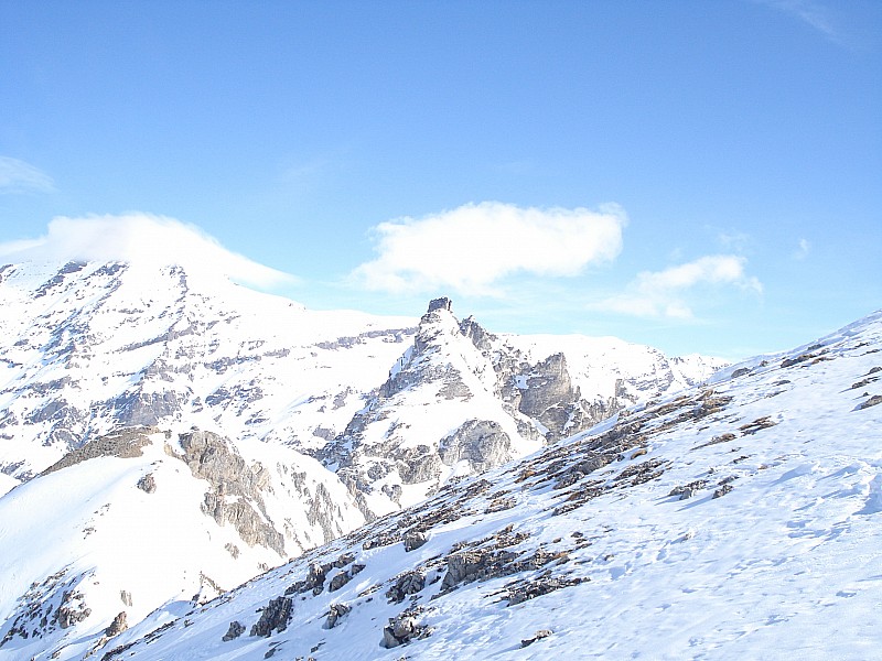 #4 sommet : vue sur l sommet : vue sur l'aiguille du dome