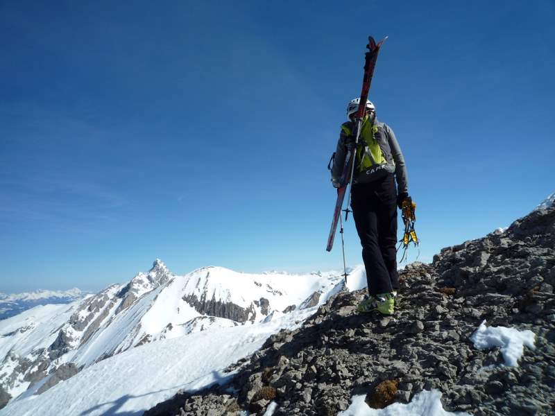 #5 Trou du Moucheron : Le débouché sur l Trou du Moucheron : Le débouché sur l'arête