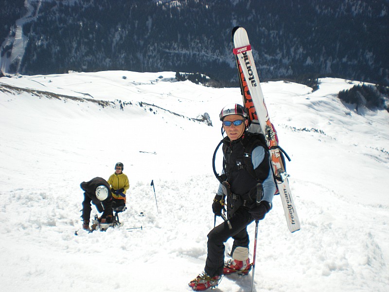 #5 Diagonale Grande BALMAZ : Fini à ski, on sort les crampons! Diagonale Grande BALMAZ : Fini à ski, on sort les crampons!