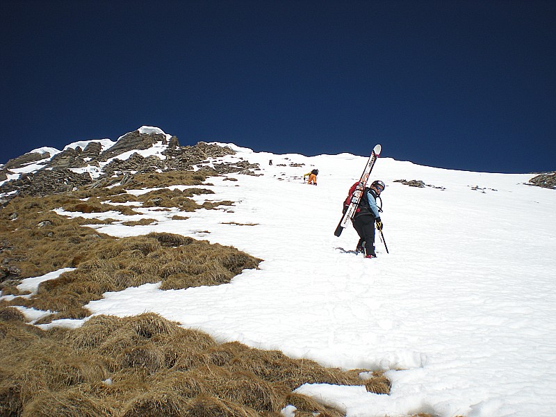 #6 Diagonale Grande BALMAZ : Derniere pente avant le sommet Diagonale Grande BALMAZ : Derniere pente avant le sommet