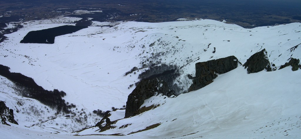 #7 Puy de Sancy : Départ d Puy de Sancy : Départ d'un couloir sud