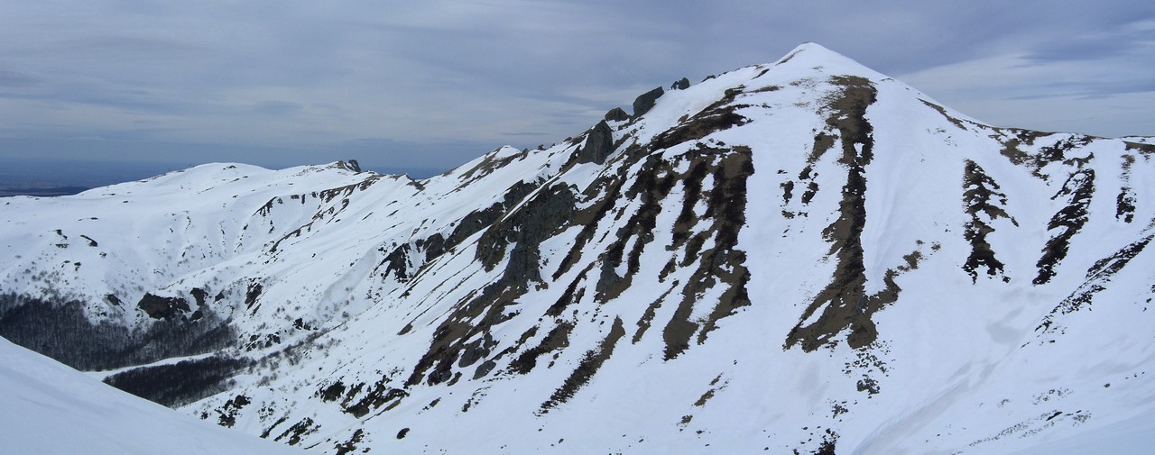 #2 Puy de Sancy : Enneigement de la face sud Puy de Sancy : Enneigement de la face sud