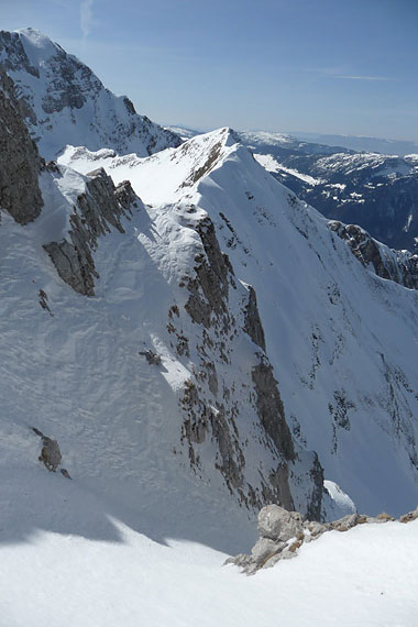 #7 Pointe du Midi W : L Pointe du Midi W : L'austère versant nord de Balafrasse