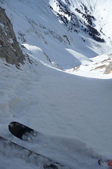 #3 Pointe du Midi W : Pas ou peu de dégel, descente prudente avec piolet sur quelques courtes sections Pointe du Midi W : Pas ou peu de dégel, descente prudente avec piolet sur quelques courtes sections