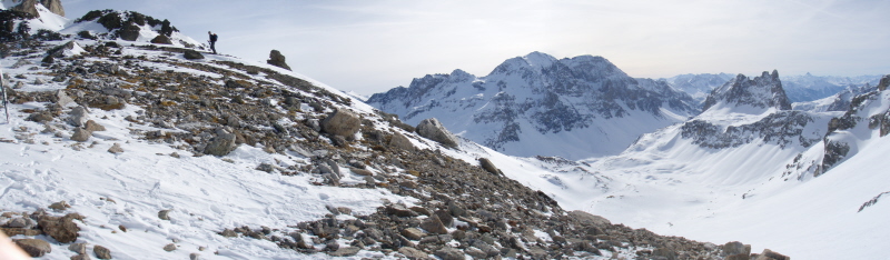 #6 Col du Peyron : Vue vers l Col du Peyron : Vue vers l'est, vallon du Peyron