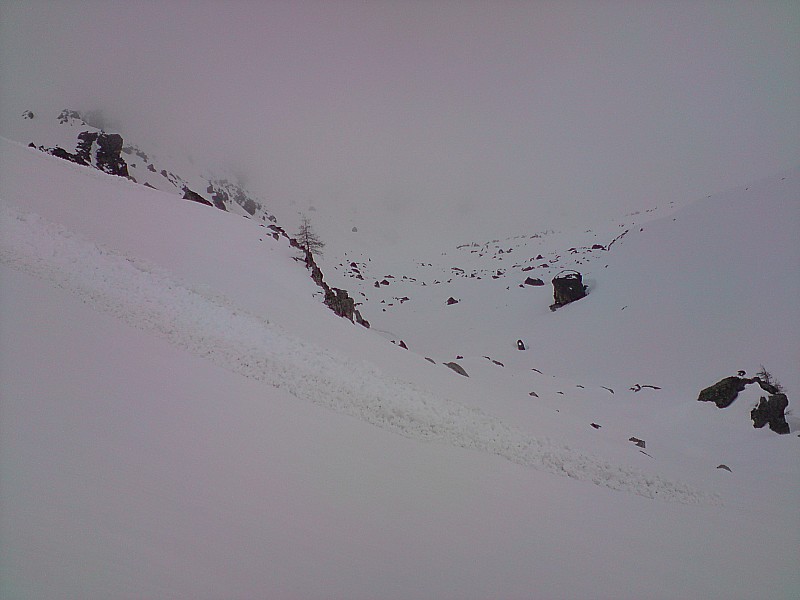 #2 Vallon des Verrairiers : Coulée vers 2300 m. Vallon des Verrairiers : Coulée vers 2300 m.
