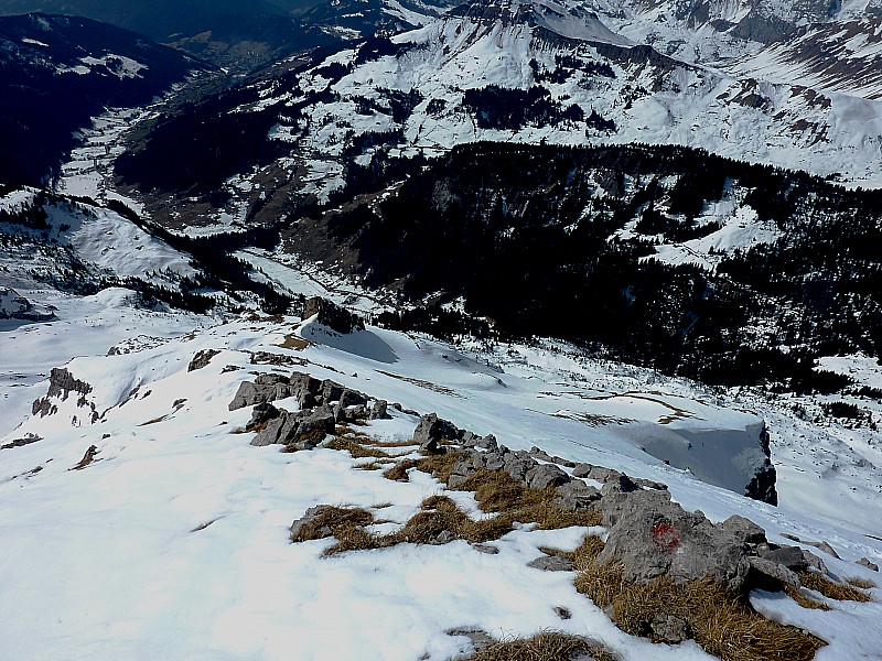 #6 Mt Charvet face W : Sur l Mt Charvet face W : Sur l'arête du haut