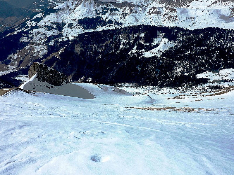 #7 Mt Charvet face W : Descente partie médiane Mt Charvet face W : Descente partie médiane