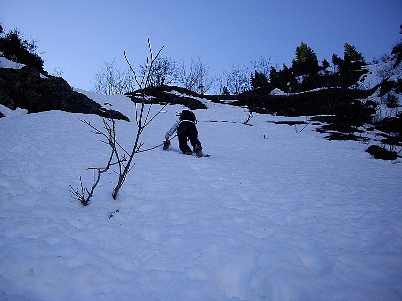 #2 Sous les chalets de Tavaneuse, fine couches de glace. Sous les chalets de Tavaneuse, fine couches de glace.