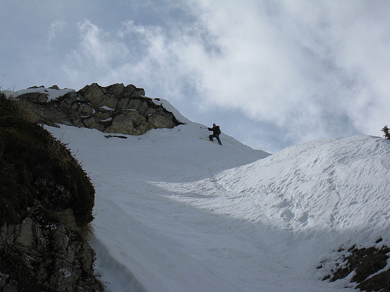#13 Pic du Jallouvre Face W : Sous le col de Sozay Pic du Jallouvre Face W : Sous le col de Sozay