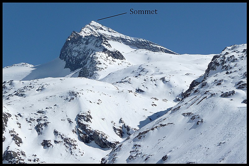 #5 Le sommet : Le sommet depuis le refuge Le sommet : Le sommet depuis le refuge