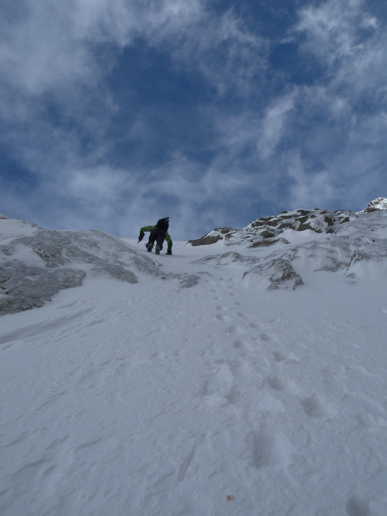 Traversée en bas : Ca paaaasse... euh mais c'est croûté glacé au dessus