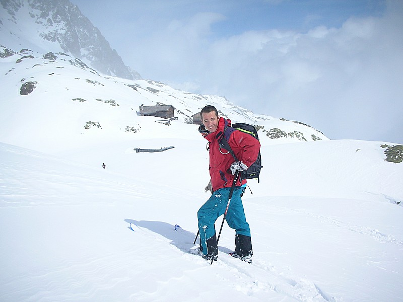 #4 Arrivée au Lac Balnc : Cyril à l Arrivée au Lac Balnc : Cyril à l ' arrivée au Lac