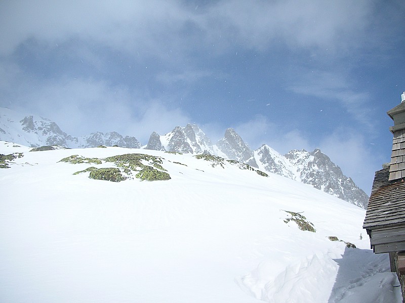 #3 Aiguilles Rouges : Vue de la buvette du Lac Blanc ! Aiguilles Rouges : Vue de la buvette du Lac Blanc !