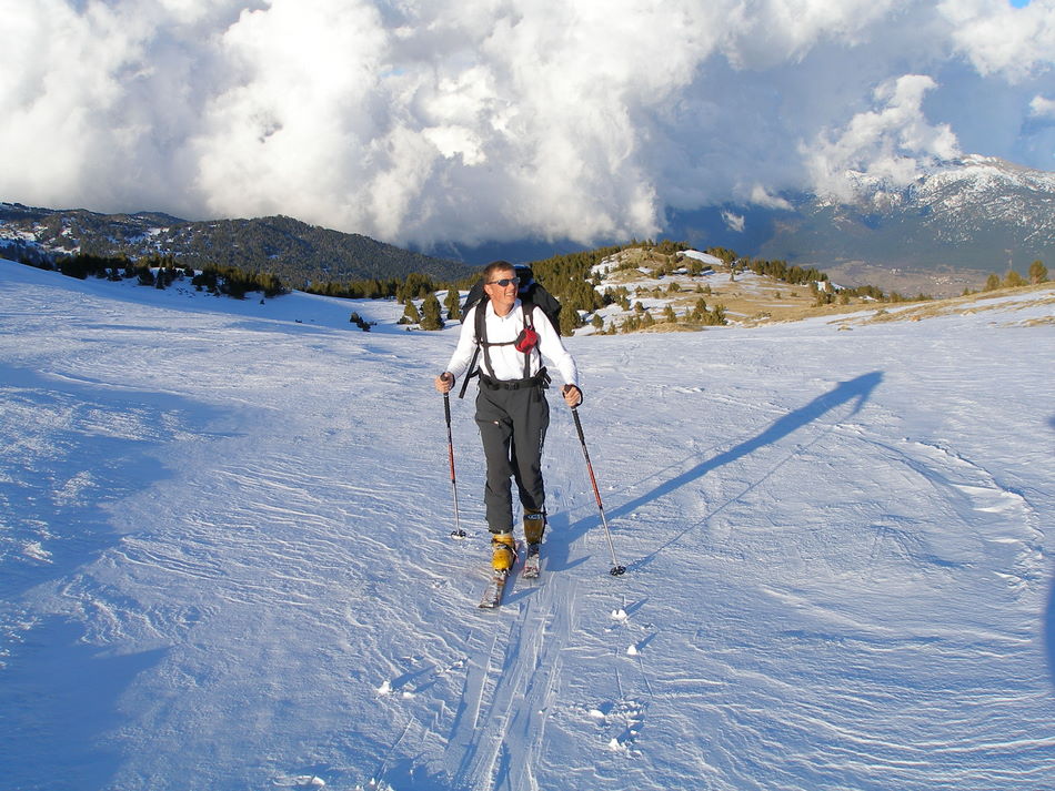 Dernière montée : En arrivant sur la Serre de Maury