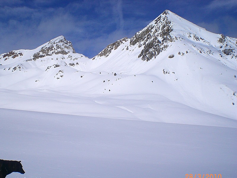 #8 Clot la Cime : Au retour, pas de trace sur les Peygus ni vers la Roya. Clot la Cime : Au retour, pas de trace sur les Peygus ni vers la Roya.