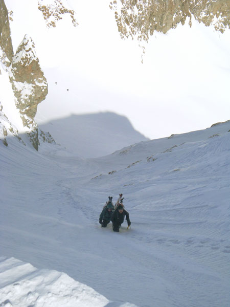 #2 Couloir NO : conditions excellentes Couloir NO : conditions excellentes