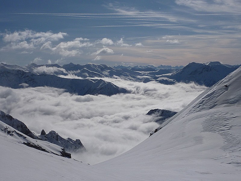 Col de Riou Beyrou : vallée de Prapic en vue