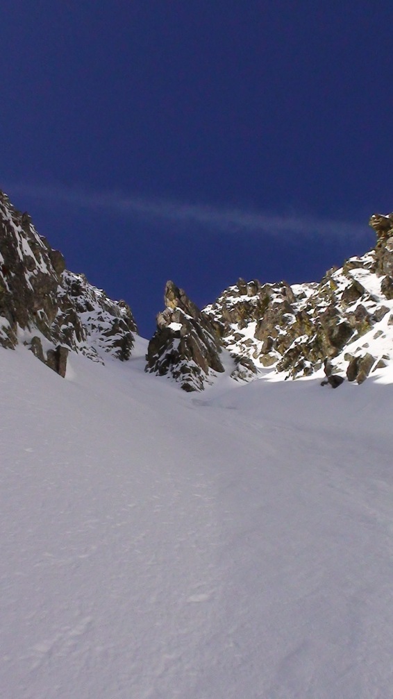 Mi-couloir avec la variante de G bien raide...