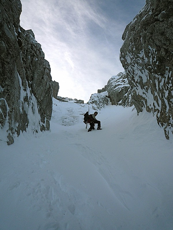 #1 Paré de joux/ bas du couloir : Aurélien à la trace Paré de joux/ bas du couloir : Aurélien à la trace