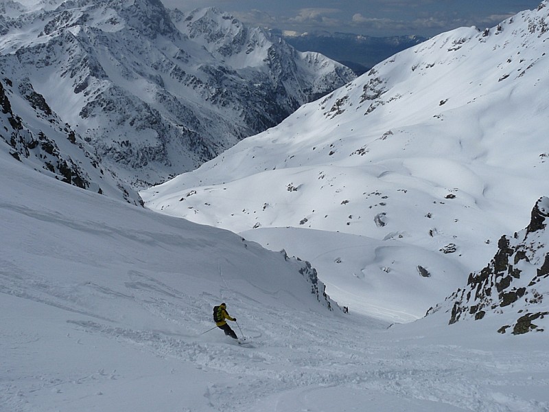 #6 Couloir du bas : Laurent se régale. Couloir du bas : Laurent se régale.