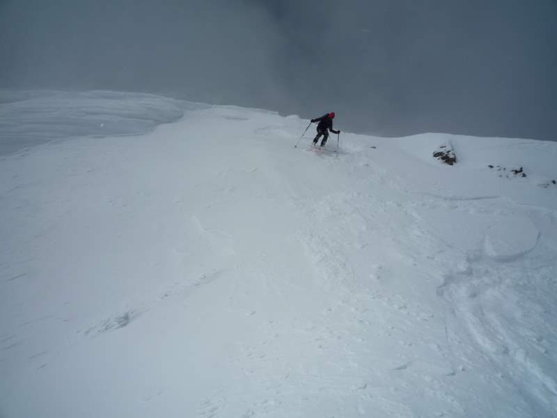 #15 Dent de Barme : Le départ du couloir de droite Dent de Barme : Le départ du couloir de droite