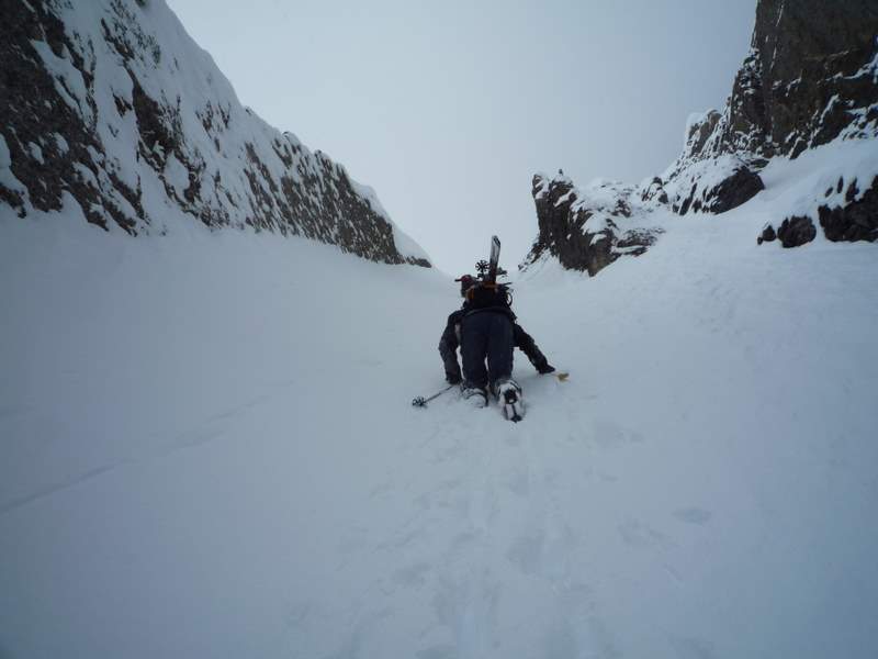 #12 Dent de Barme : Remontée du couloir Dent de Barme : Remontée du couloir