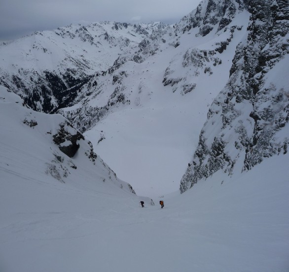 #5 Couloir Est : vue plongeante depuis les 3/4 Couloir Est : vue plongeante depuis les 3/4