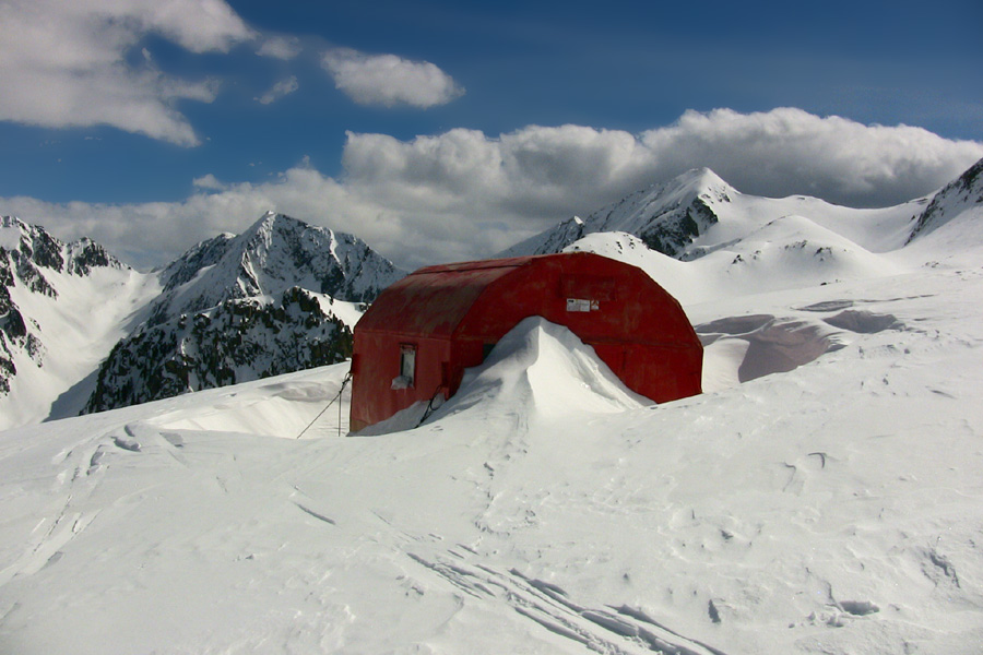 Petit bivouac entre le 2° et 3° lac