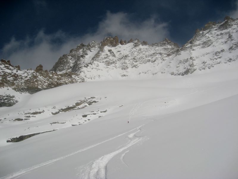 #11 Glacier de Tasset : Excellente neige sur le glacier de Tasset Glacier de Tasset : Excellente neige sur le glacier de Tasset