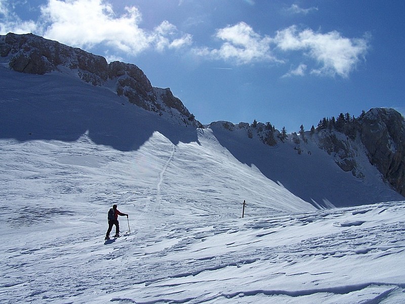 #3 PetitSom : Arrivée au col de Leschaud. PetitSom : Arrivée au col de Leschaud.