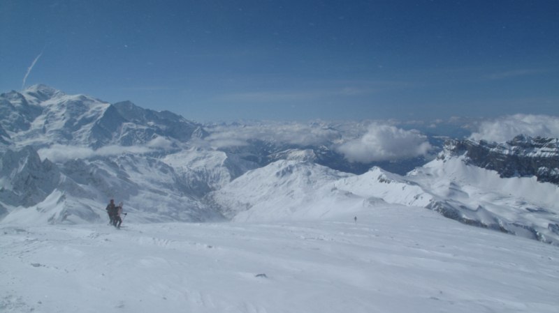 Arête sommitale : Fortement ventée