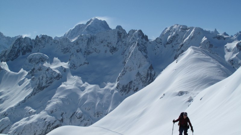 Débouché au col de Salenton : ç'a commence à "tirer"