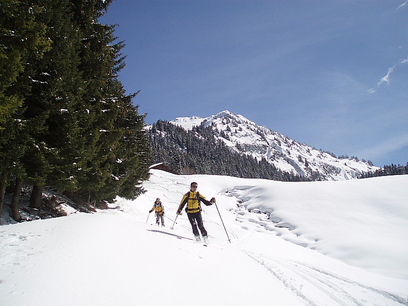 Ski paradis : JJ et Véro en pleine action sous les Chappes