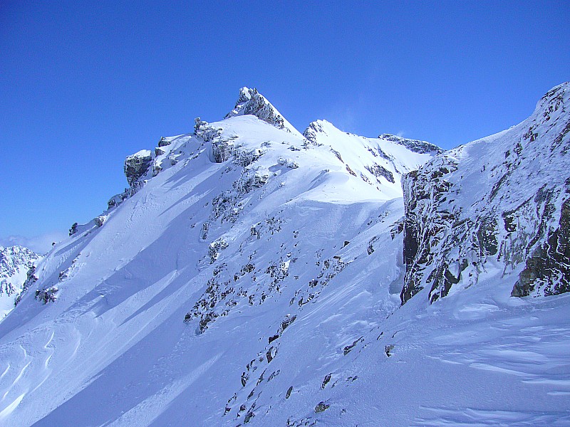 #2 Le Charmet de l Le Charmet de l'Aiguille : Nous n'irons pas au sommet aujourd'hui trop de vent.